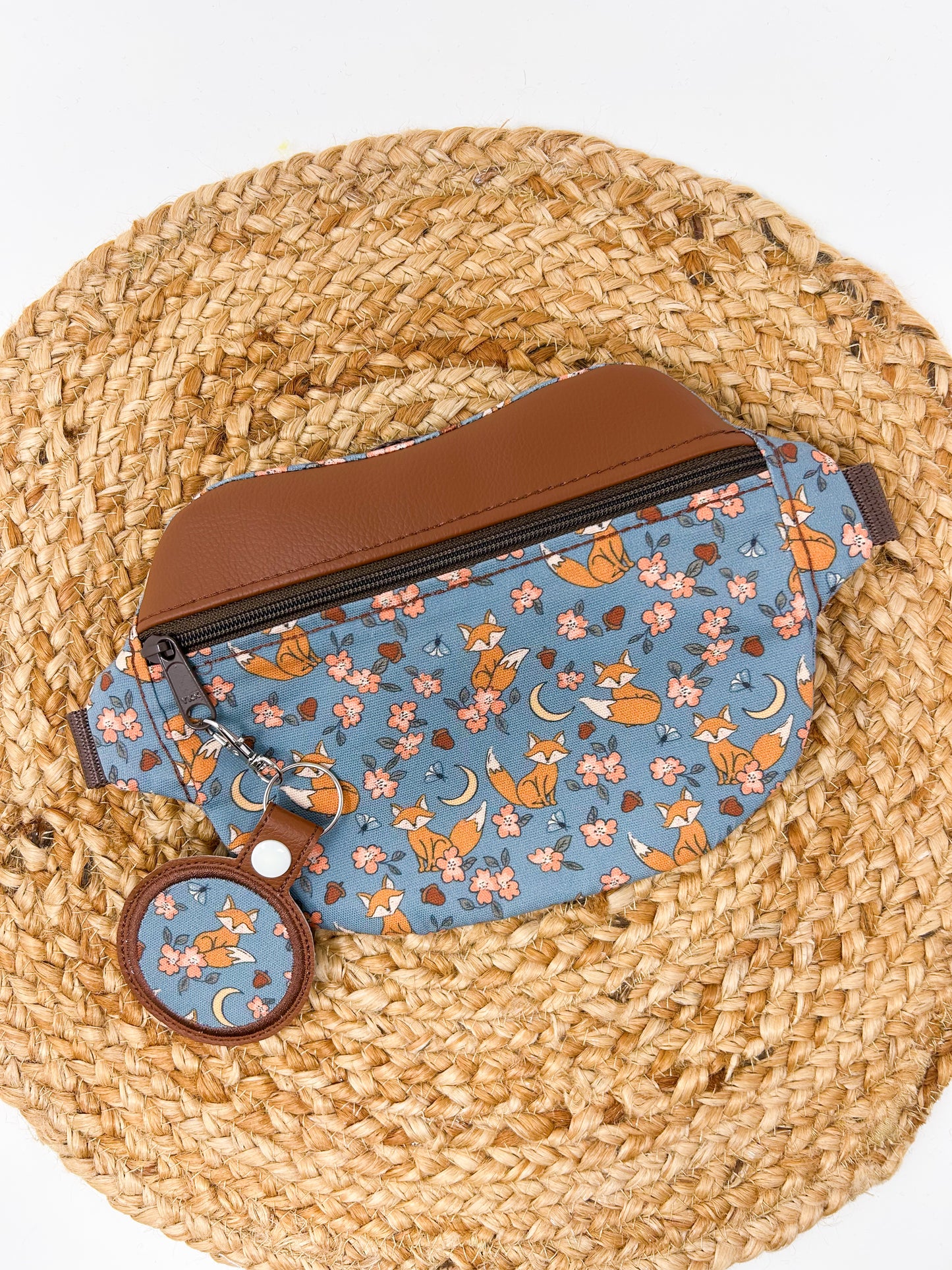 Floral Fox Fanny Pack