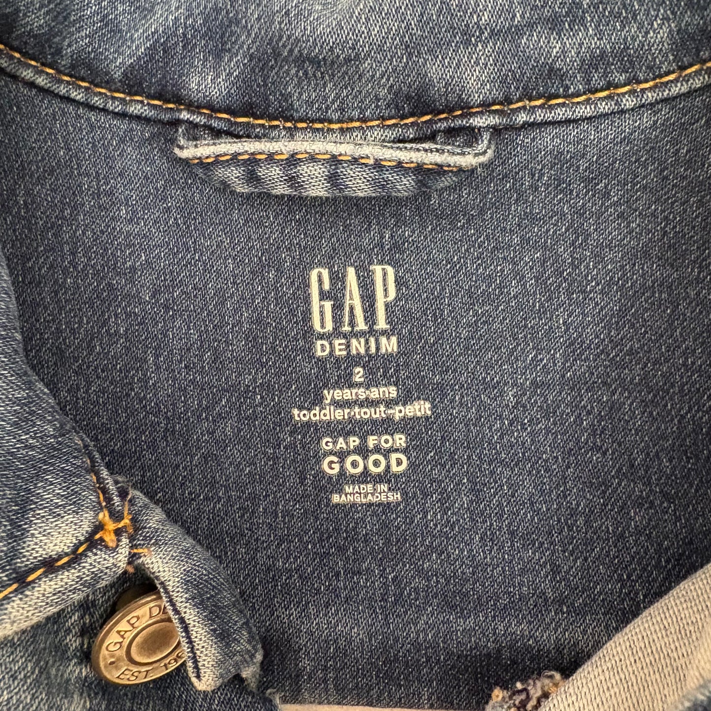 Blue Alien Denim Jacket | Size 2 | Medium Wash