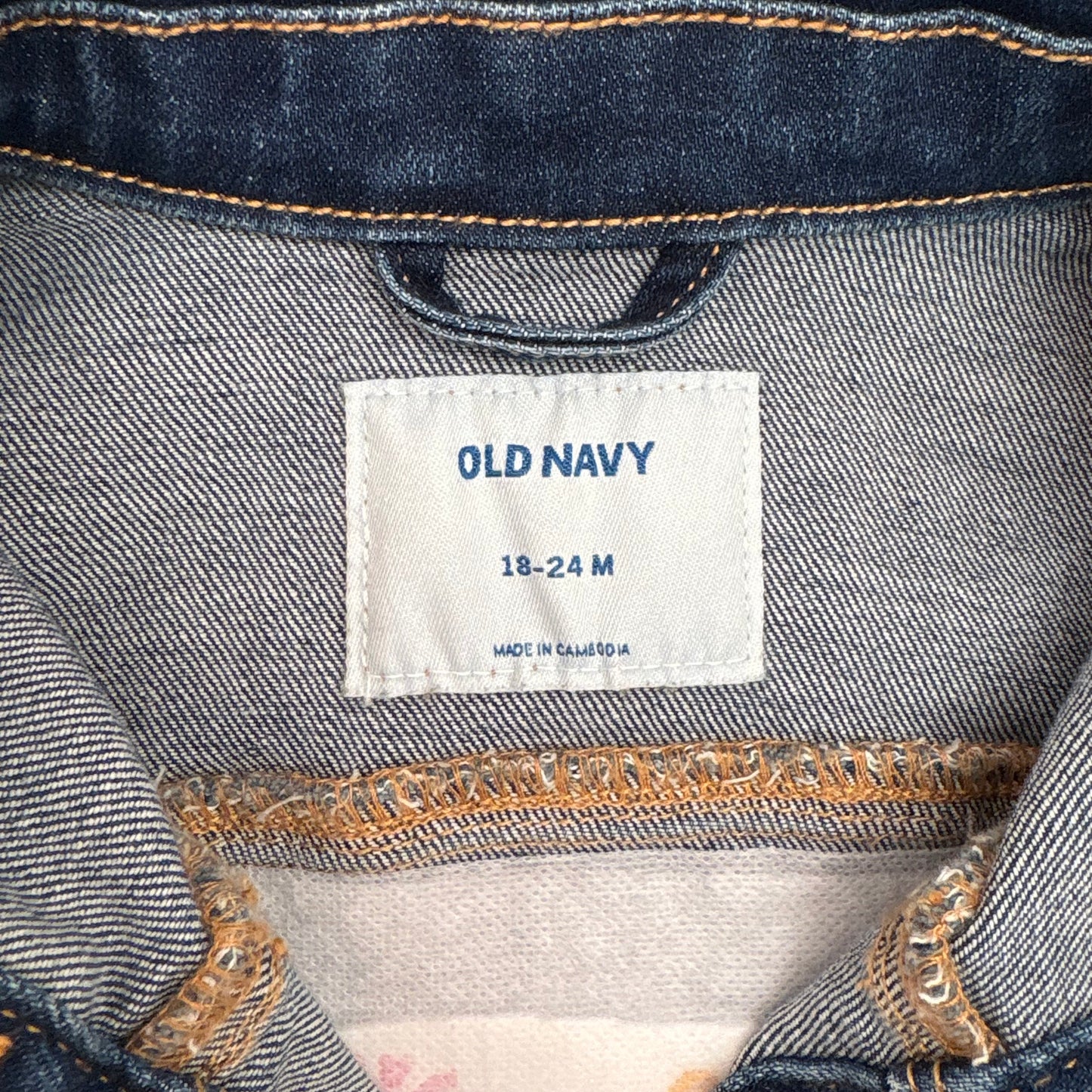 Castle Duo Denim Jacket | Size 18-24 month | Dark Wash