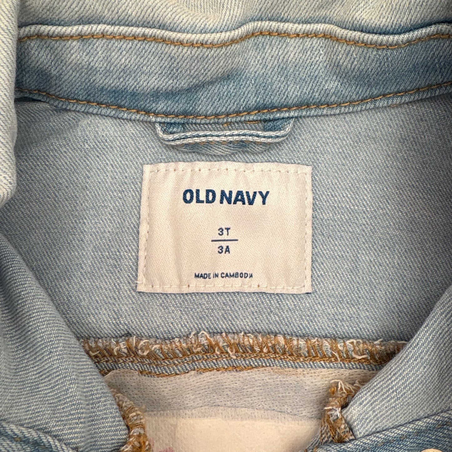 Castle Duo Denim Jacket | Size 3T | Light Wash