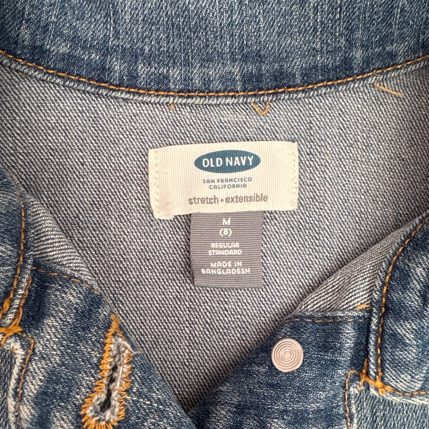 Ice Princess Denim Jacket | Size 8 | Medium Wash