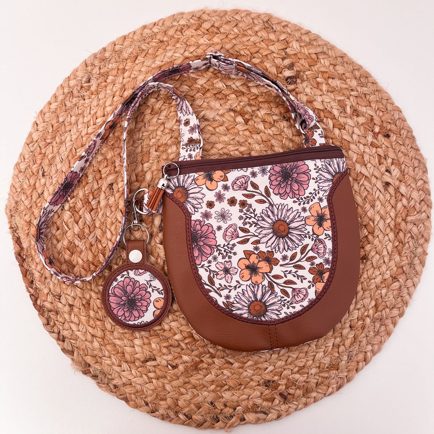Mauve Bloom Scoop Purse