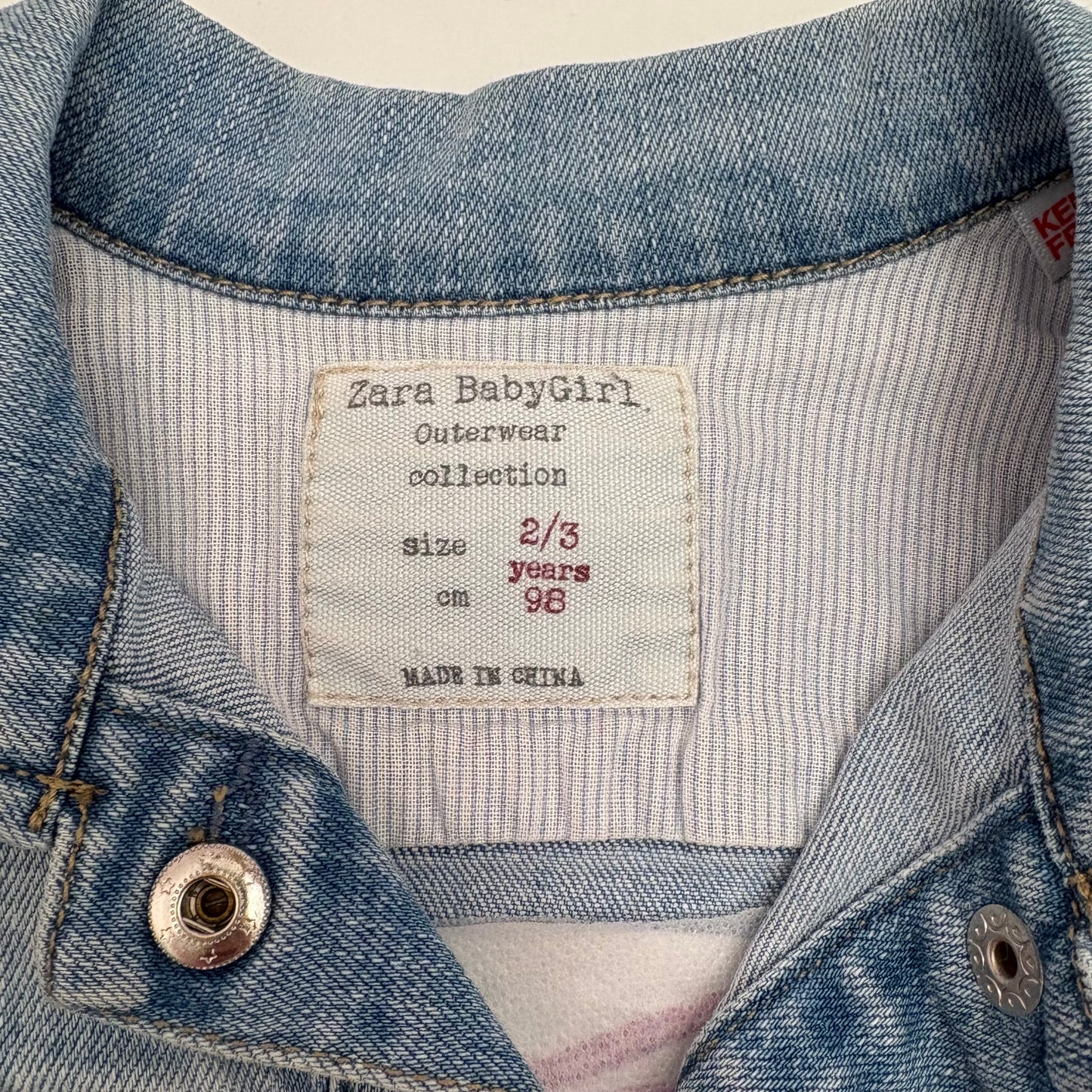 Ice Princess Denim Jacket | Size 2/3 | Medium Light Wash