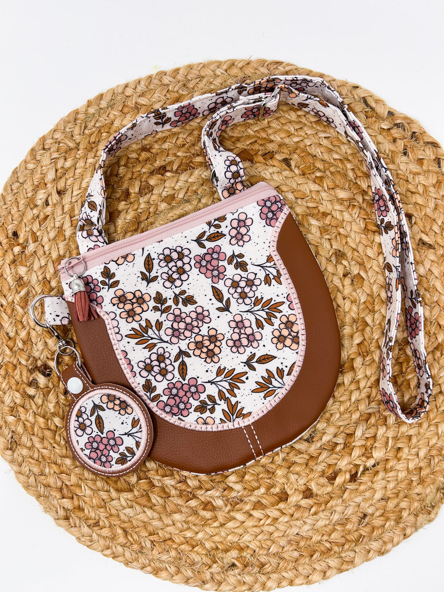 Mauve Floral Purse
