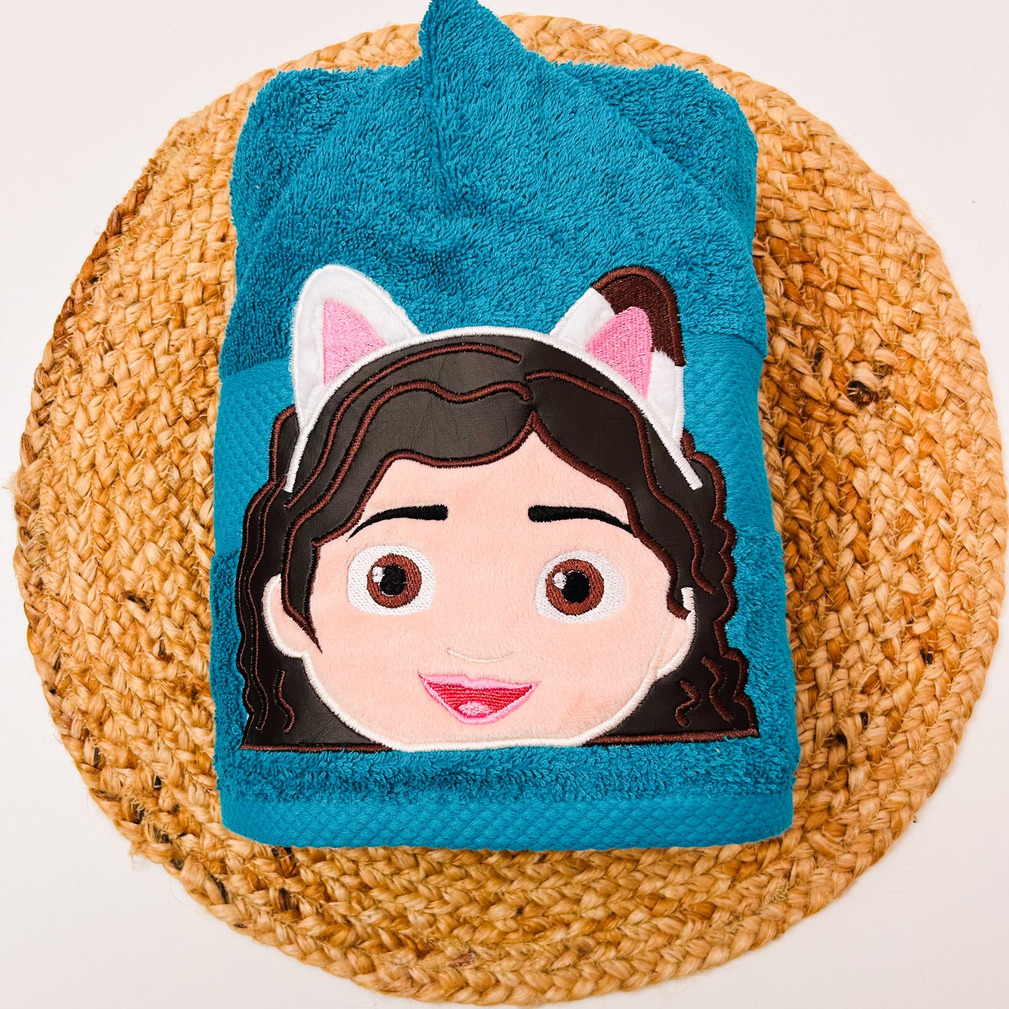 Hooded Towel | Teal Dollhouse