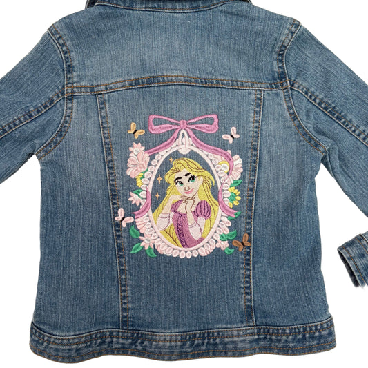 Girl in the Tower Denim Jacket | Size 5T | Medium Wash