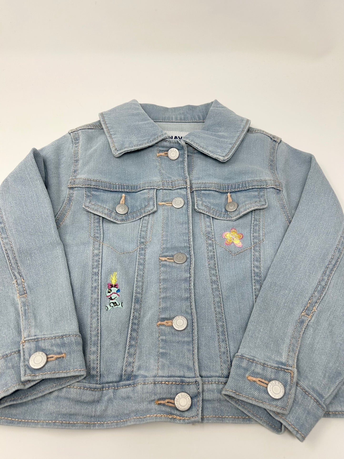 Blue Alien Denim Jacket | Size 3 | Light Wash