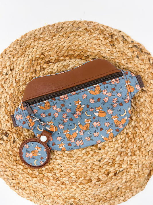 Floral Fox Fanny Pack