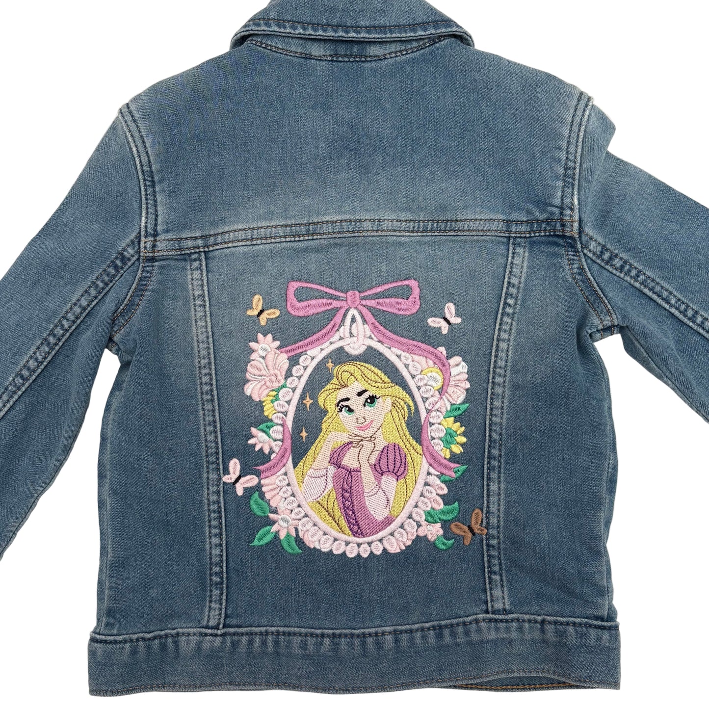 Girl in the Tower Denim Jacket | Size XS | Medium Wash