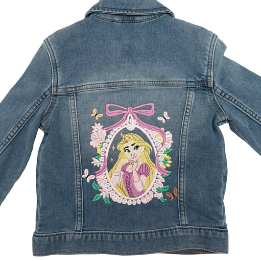 Girl in the Tower Denim Jacket | Size XS | Medium Wash