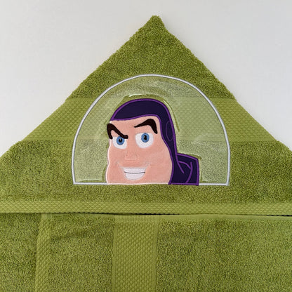 Hooded Towel | Green To Infinity and Beyond