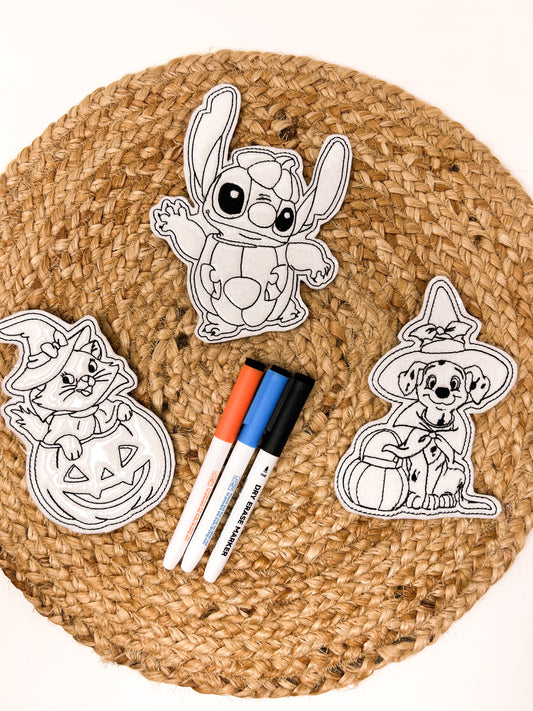 Doodle Doll Set | Halloween Animal Friends