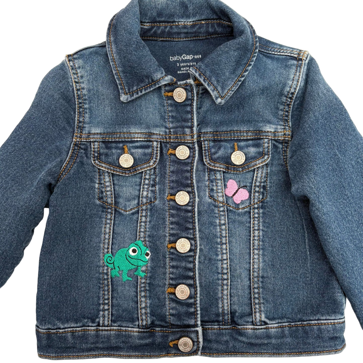 Girl in the Tower Denim Jacket | Size 3 Baby | Dark Wash