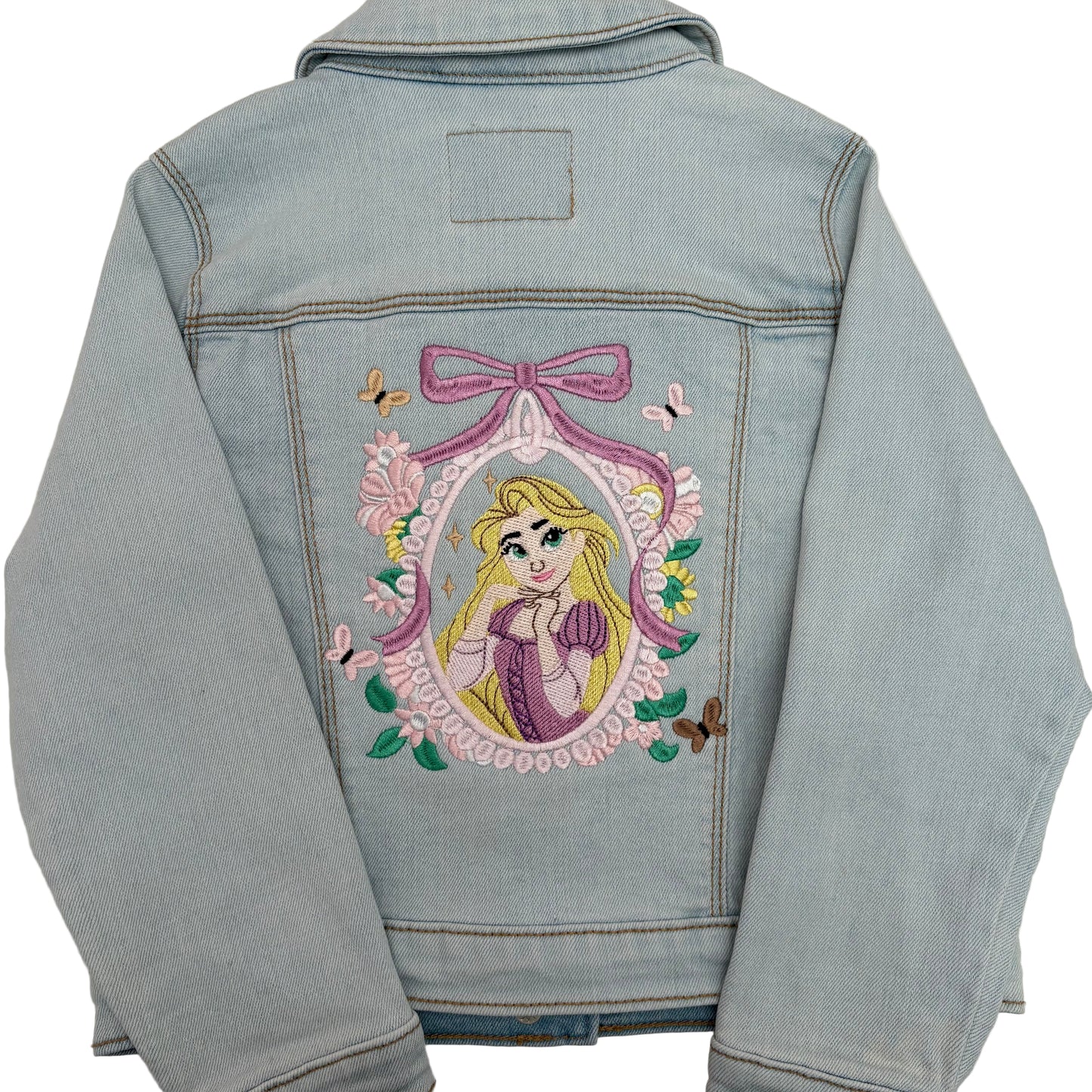 Girl in the Tower Denim Jacket | Size 4 | Light Wash