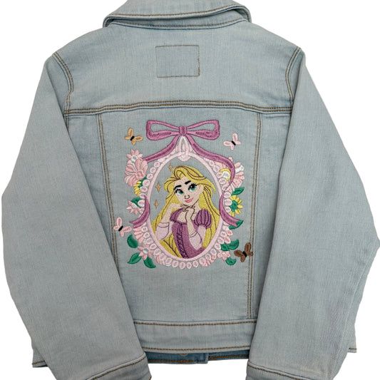 Girl in the Tower Denim Jacket | Size 4 | Light Wash