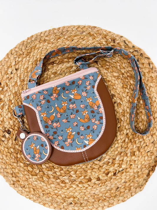 Floral Fox Purse