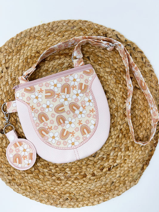 Rainbow Daisy Purse