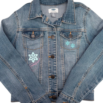 Ice Princess Denim Jacket | Size 8 | Medium Wash