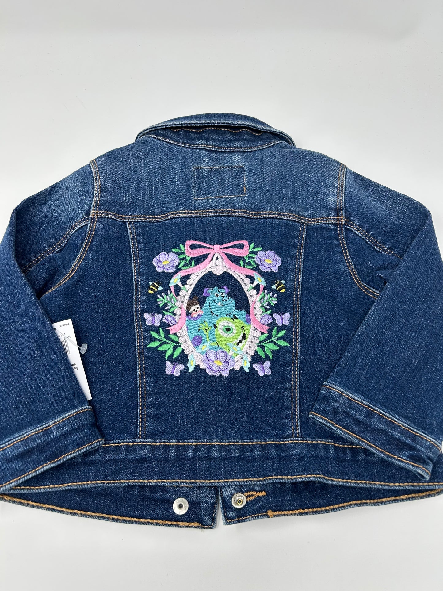 Monster Friends Denim Jacket | Size 18-24 month | Dark Wash