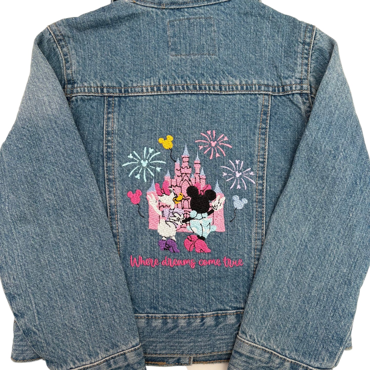 Castle Duo Denim Jacket | Size 4 | Medium Wash