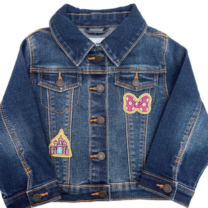 Castle Duo Denim Jacket | Size 18-24 month | Dark Wash