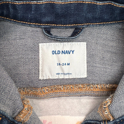 Castle Duo Denim Jacket | Size 18-24 month | Dark Wash