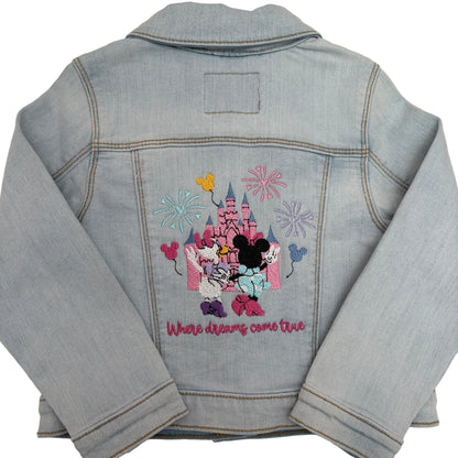 Castle Duo Denim Jacket | Size 3T | Light Wash