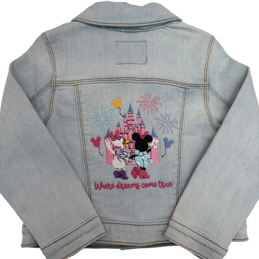 Castle Duo Denim Jacket | Size 3T | Light Wash