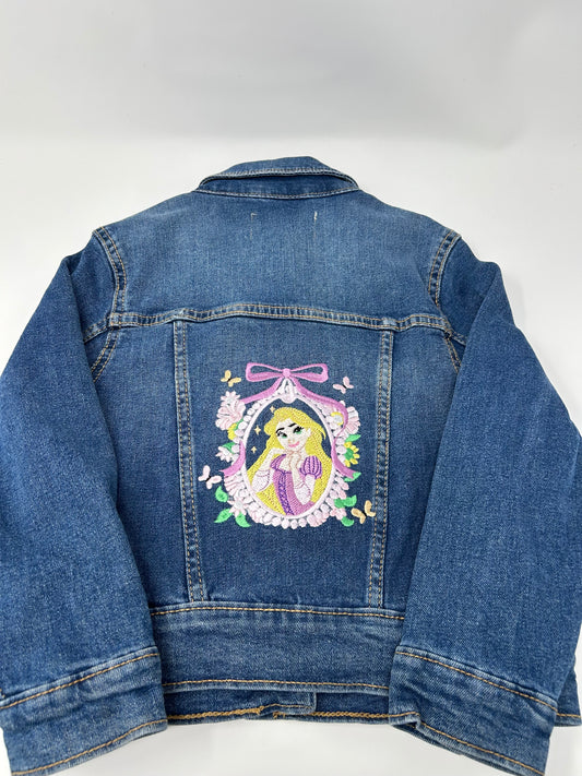 Girl in the Tower Denim Jacket | Size XS (5) | Medium Wash