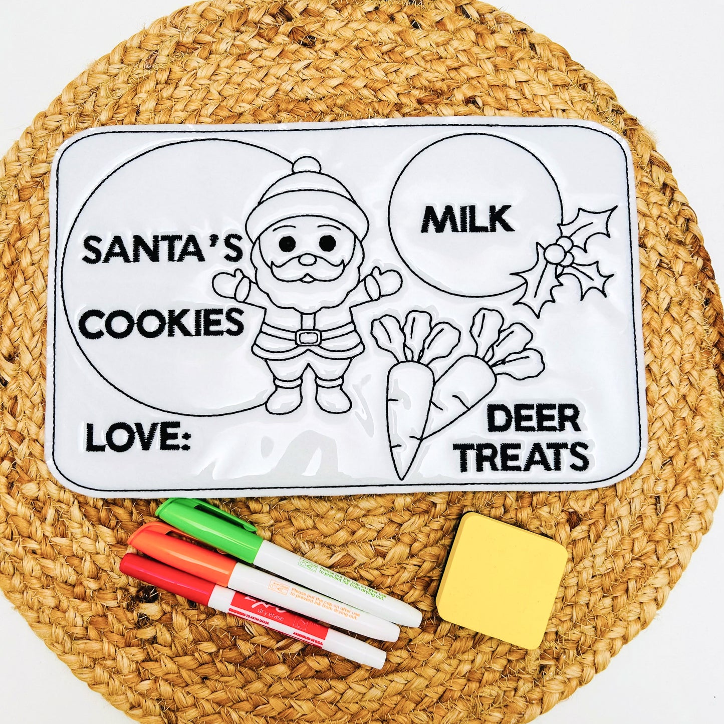 Christmas Morning Santa Mat