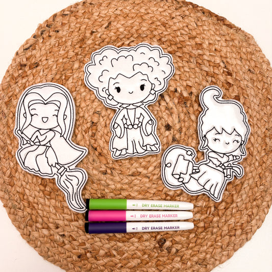 Doodle Doll Set | Halloween Sisters PRE-ORDER
