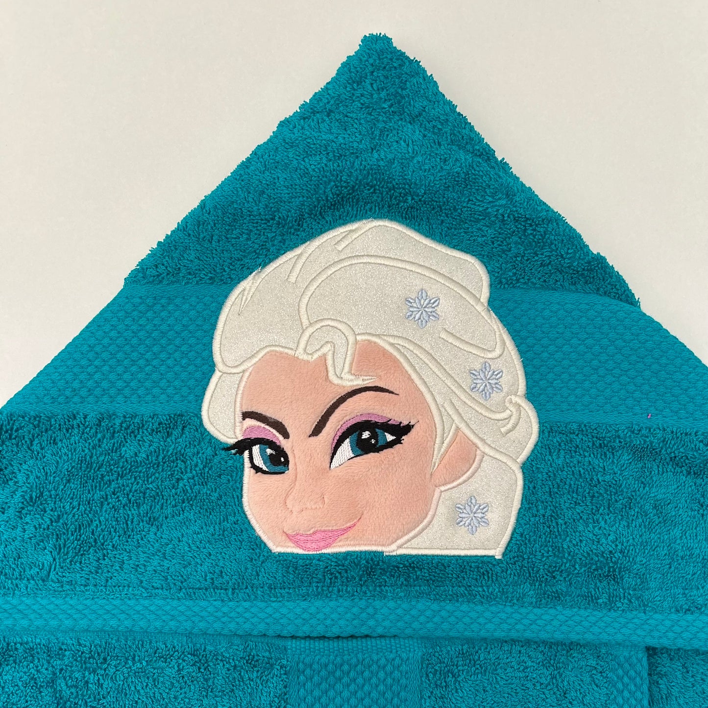 Hooded Towel | Teal Ice Princess