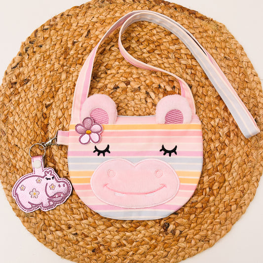 Hippo Character Purse
