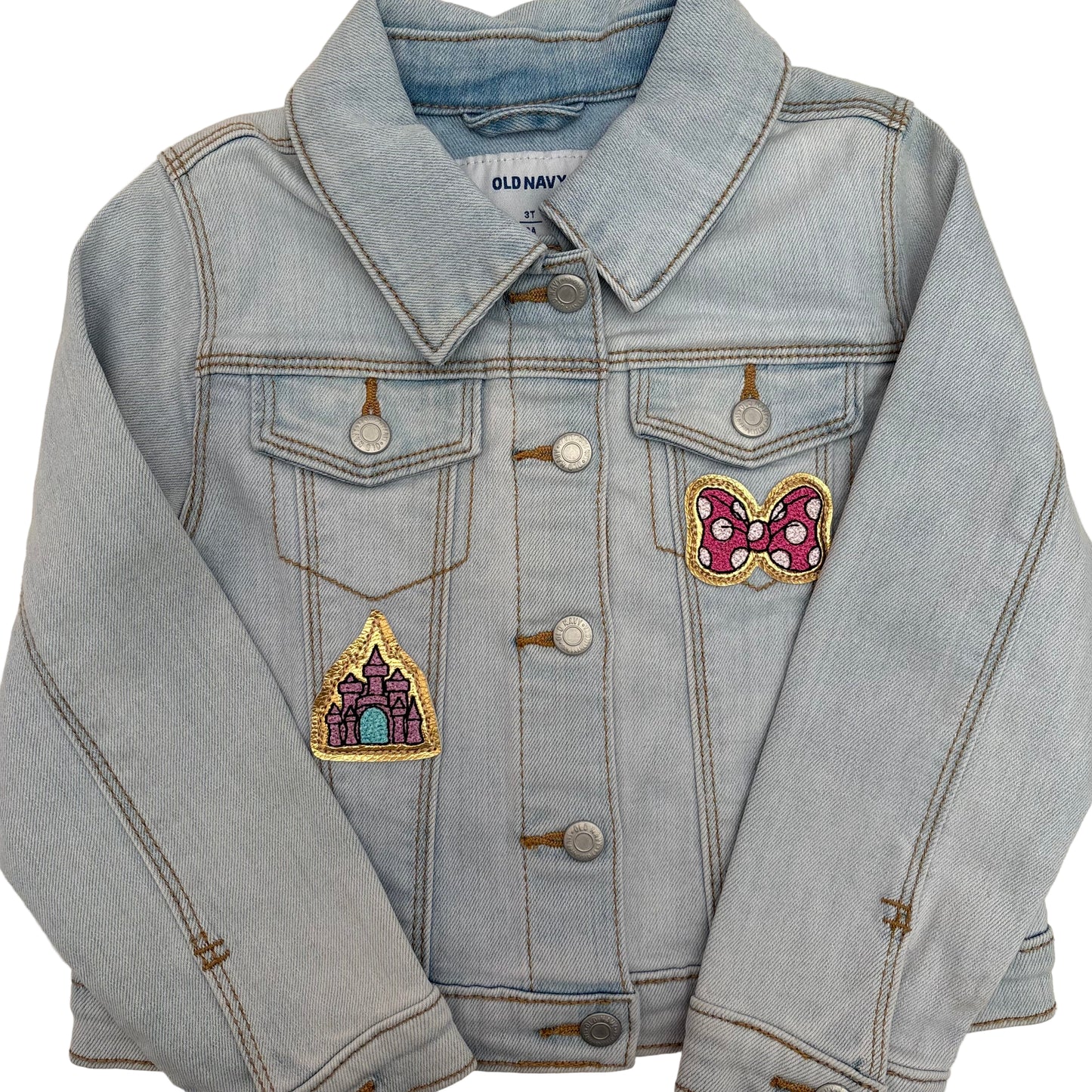 Castle Duo Denim Jacket | Size 3T | Light Wash