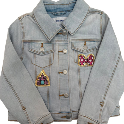 Castle Duo Denim Jacket | Size 3T | Light Wash