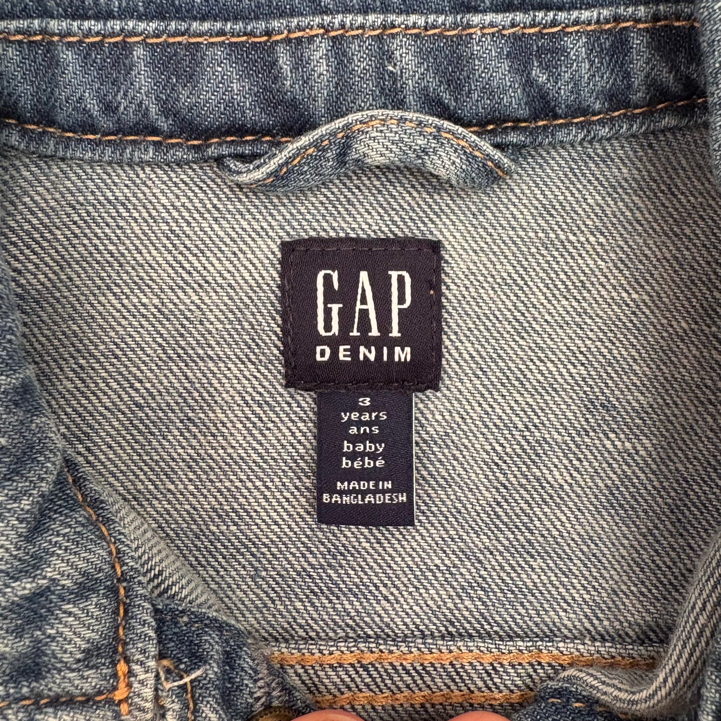 Baseball Denim Jacket | Size 3 | Medium Wash