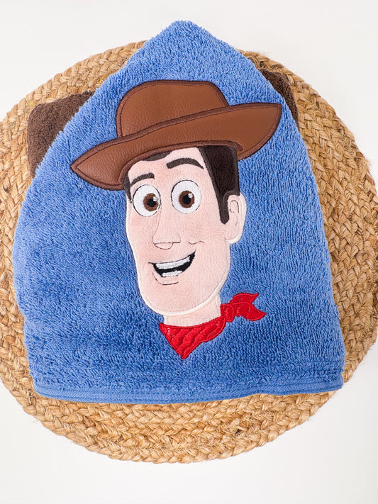 Hooded Towel | Brown Toy Cowboy