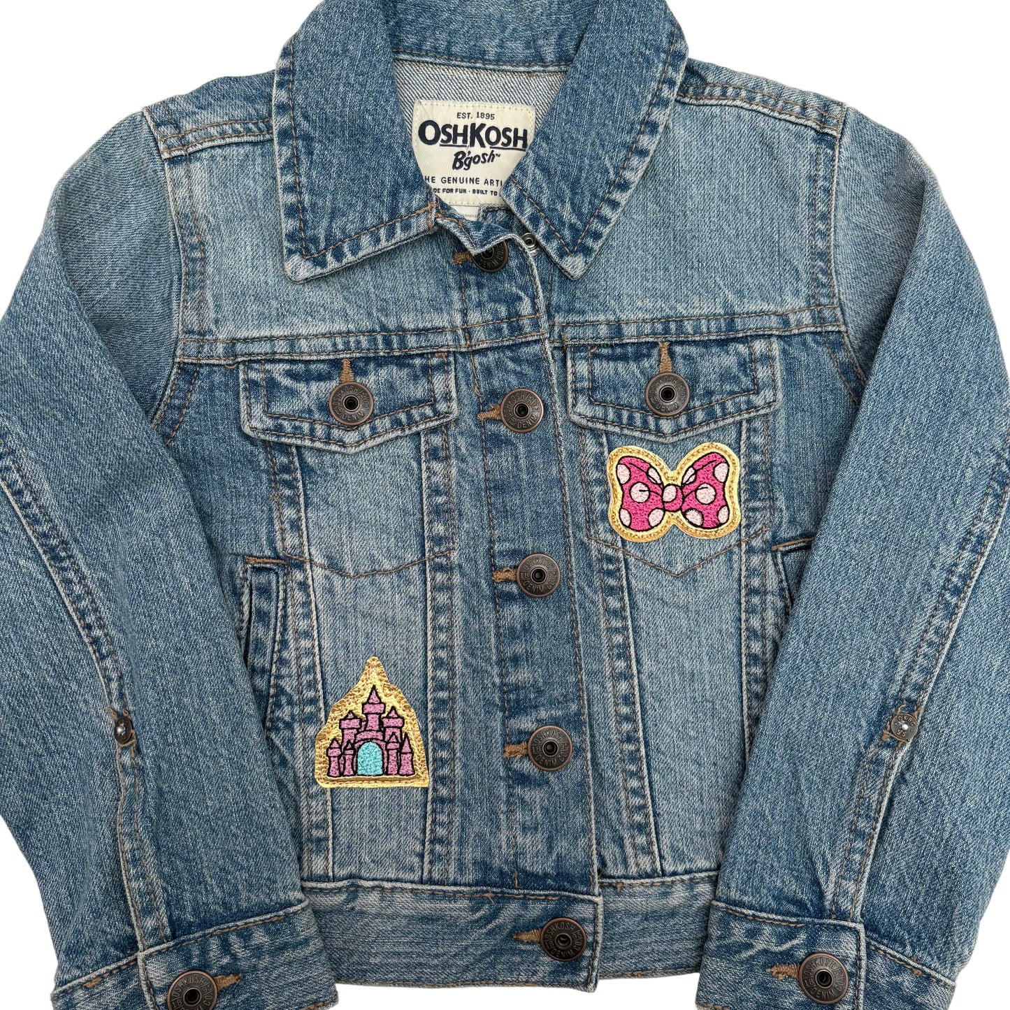 Castle Duo Denim Jacket | Size 4 | Medium Wash