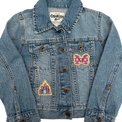 Castle Duo Denim Jacket | Size 4 | Medium Wash