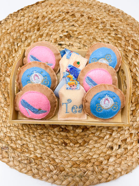Glass Slipper Tea & Cookie Set