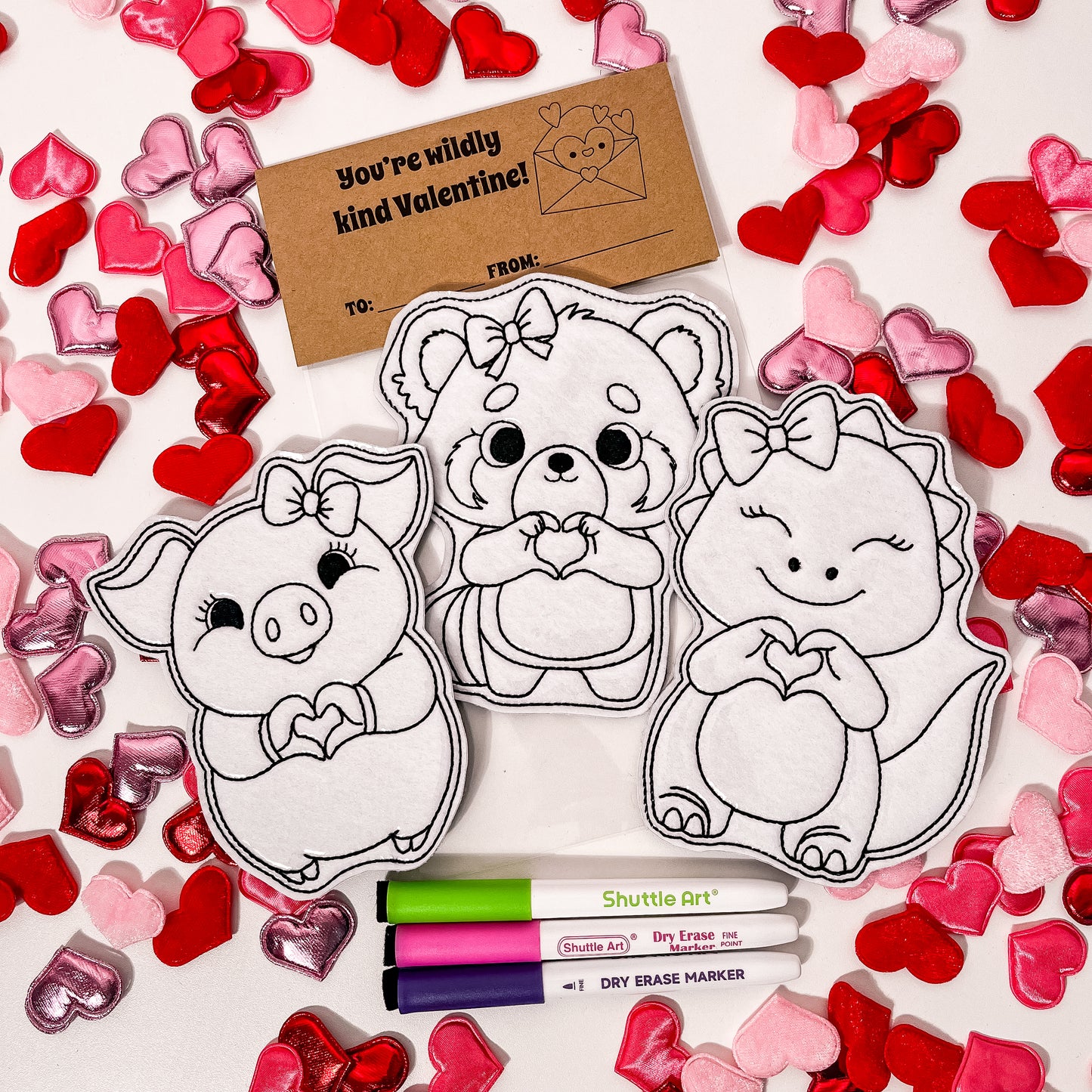 You're wildly kind Valentine! Doodle Doll SET of 3