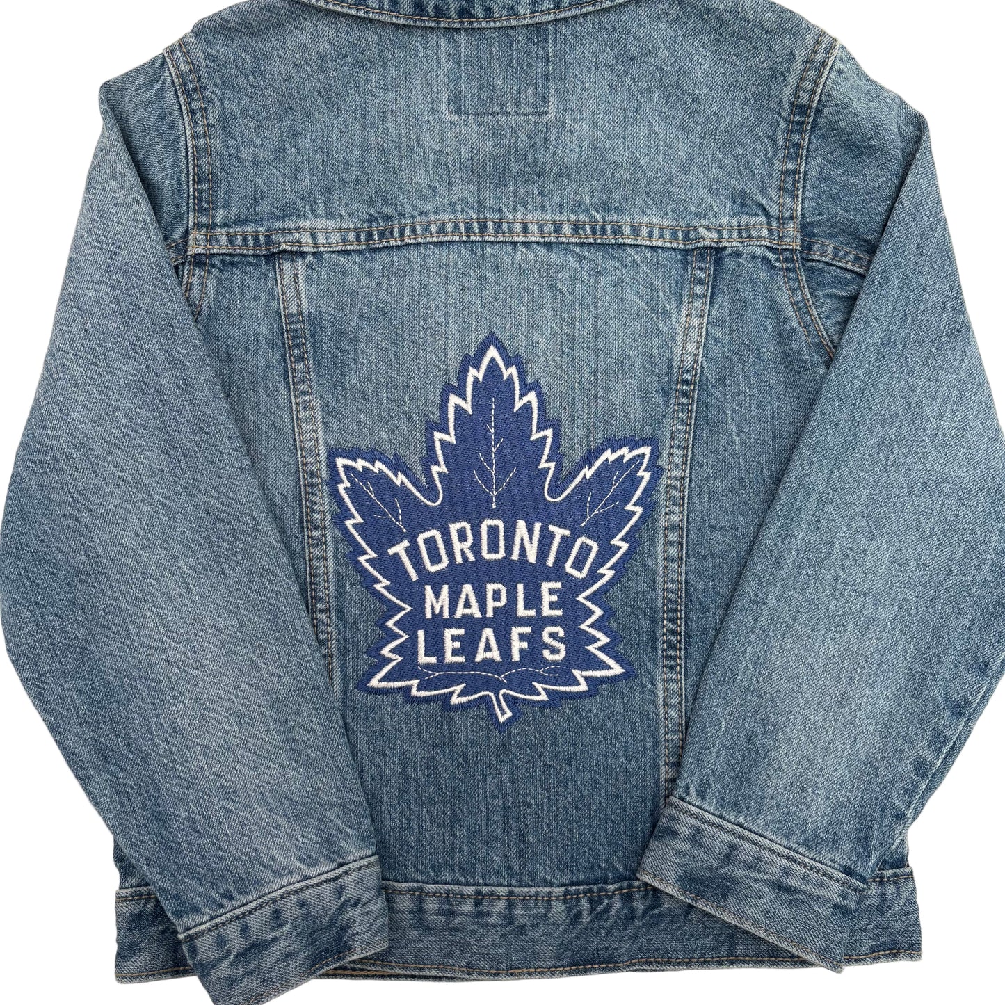 Hockey Denim Jacket | Size 6 | Medium Wash