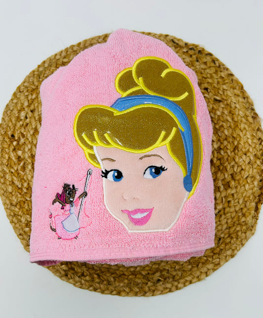 Hooded Towel | Glass Slipper Princess