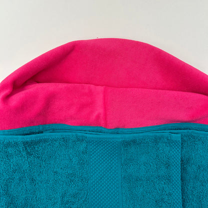 Hooded Towel | Teal Ice Princess