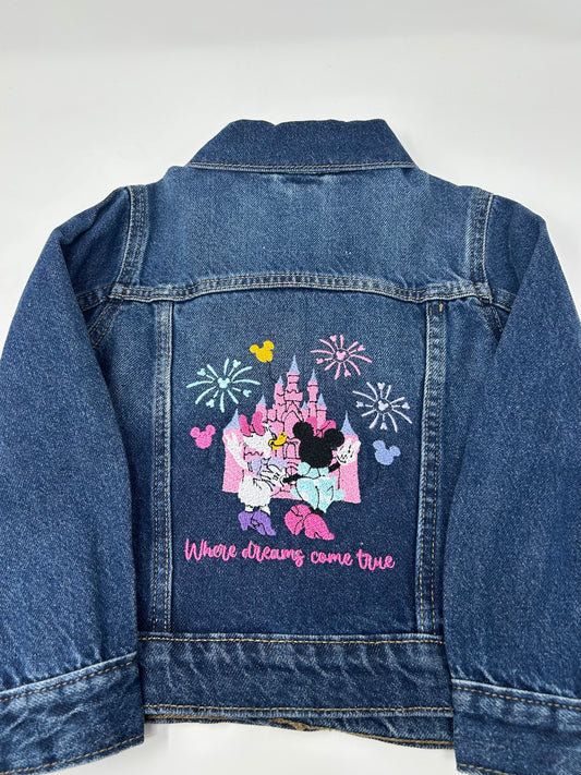 Castle Duo Denim Jacket | Size 4 | Dark Wash