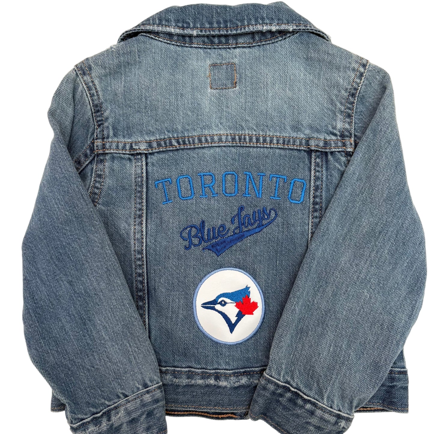 Baseball Denim Jacket | Size 3 | Medium Wash