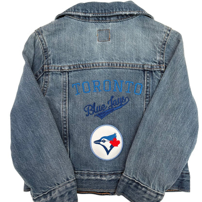 Baseball Denim Jacket | Size 3 | Medium Wash