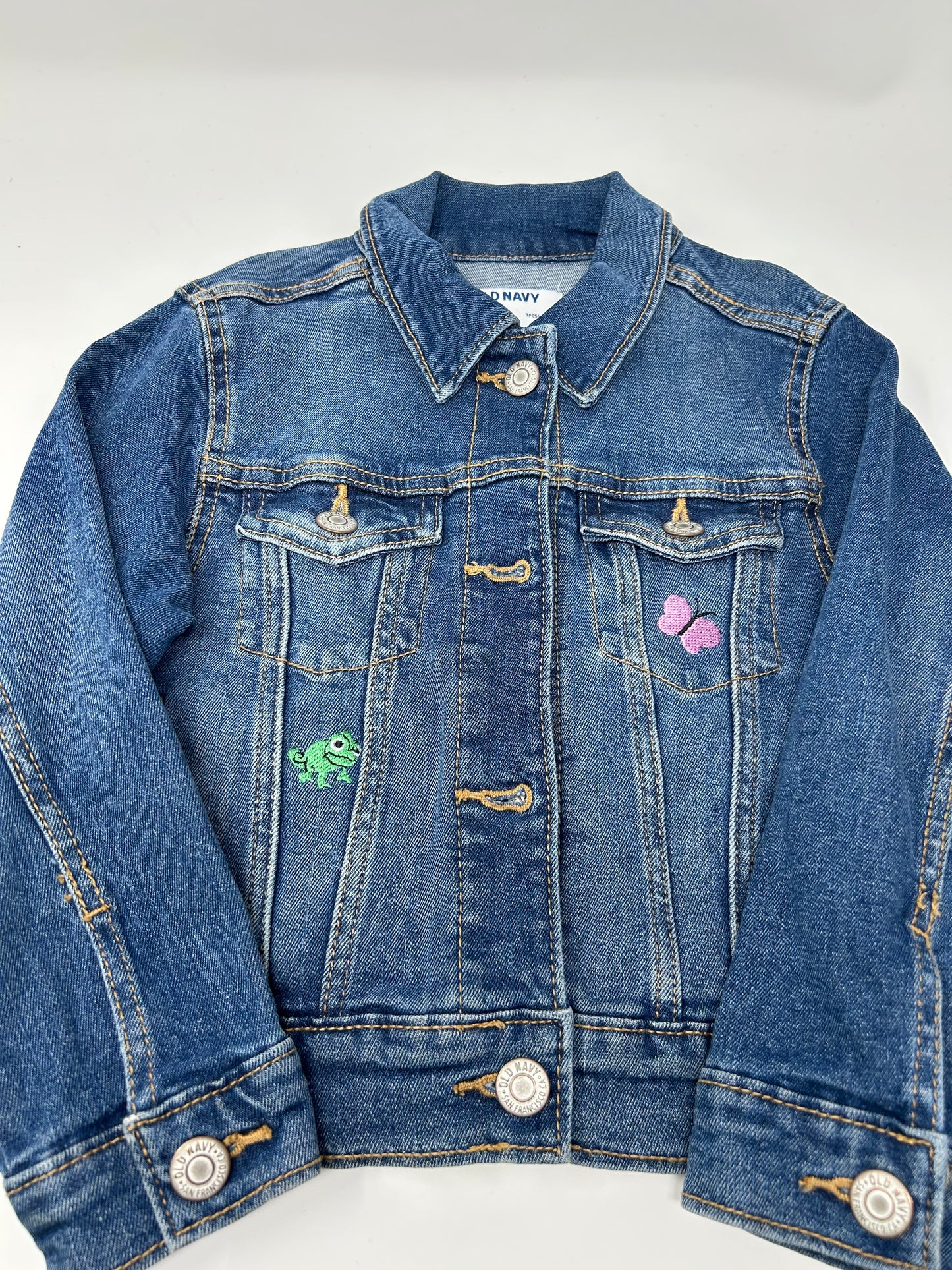 Girl in the Tower Denim Jacket | Size XS (5) | Medium Wash