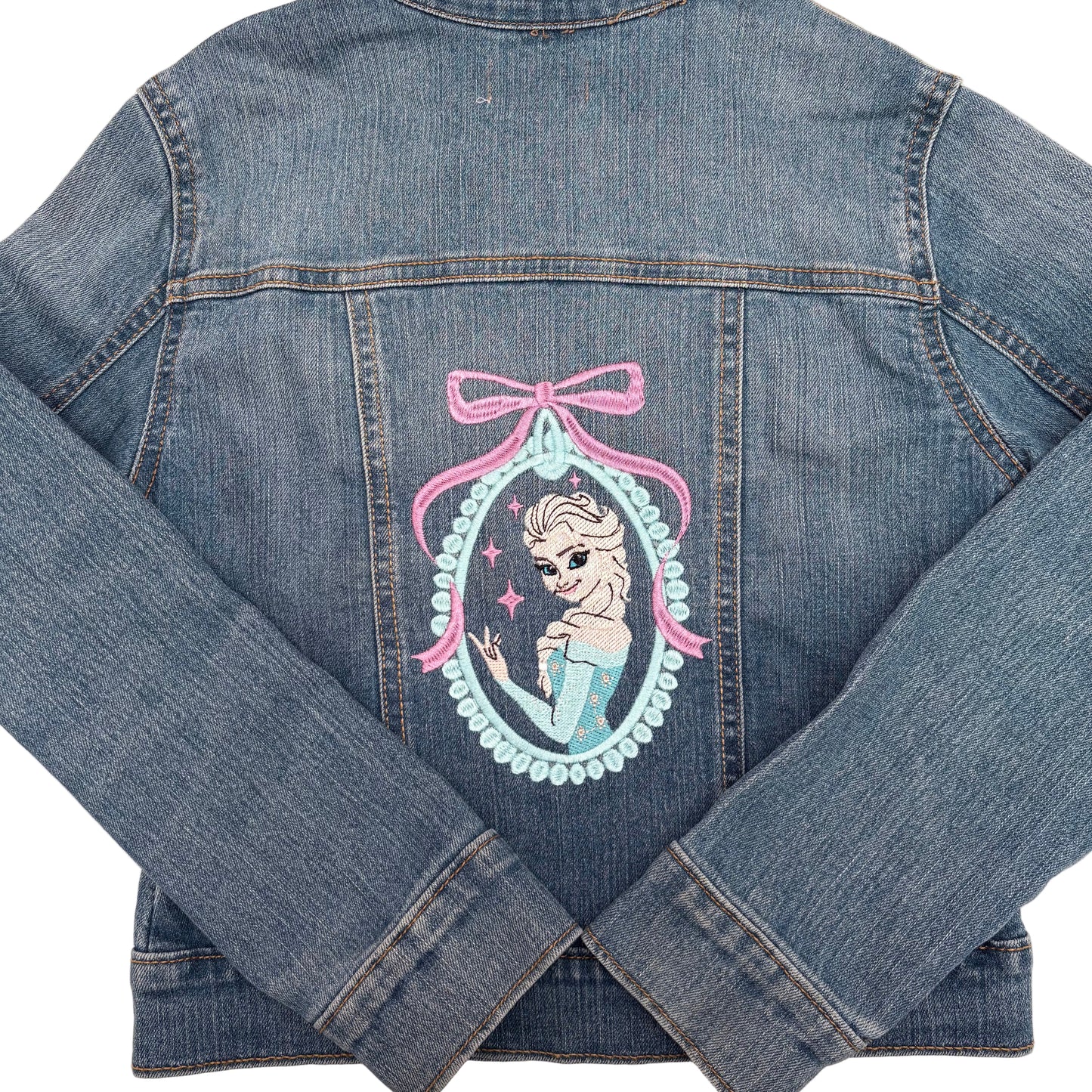 Ice Princess Denim Jacket | Size 8 | Medium Wash