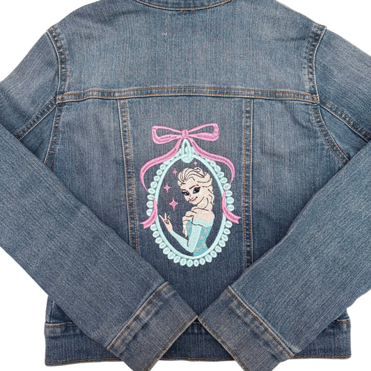 Ice Princess Denim Jacket | Size 8 | Medium Wash